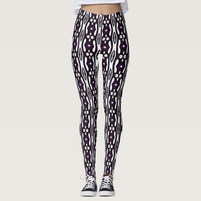 Legs Alive: Einzigartig Gemusterte Leggings Galore (Vorderseite)