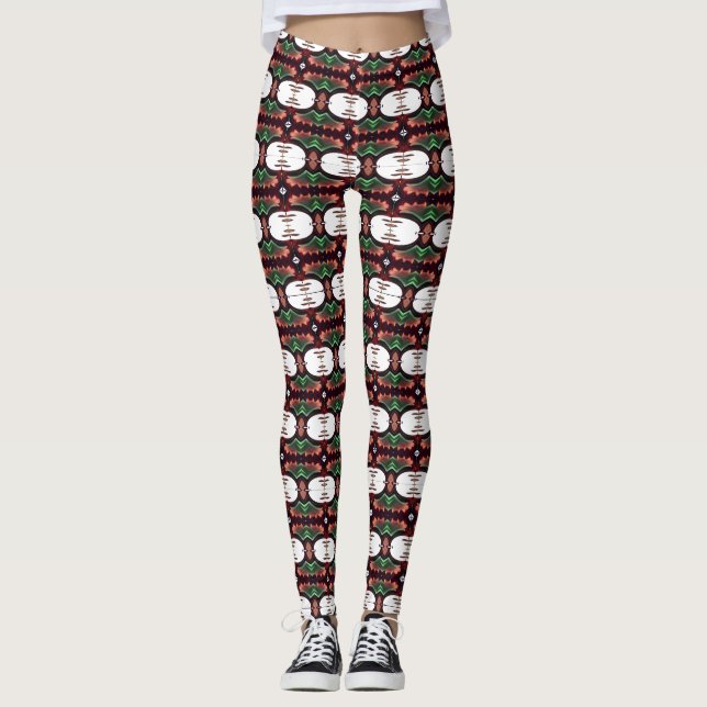 Legs Alive: Einzigartig Gemusterte Leggings Galore (Vorderseite)