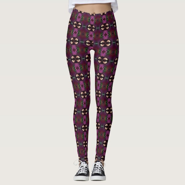 Legs Alive: Einzigartig Gemusterte Leggings Galore (Vorderseite)