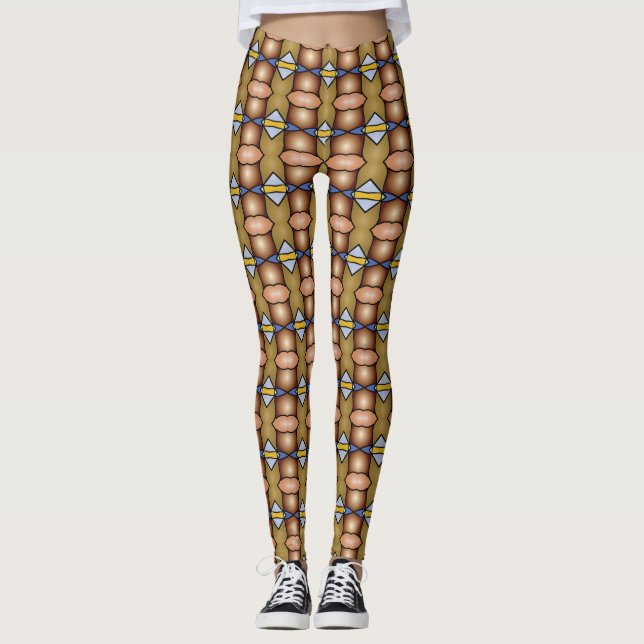 Legs Alive: Einzigartig Gemusterte Leggings Galore (Vorderseite)