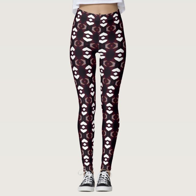 Legs Alive: Einzigartig Gemusterte Leggings Galore (Vorderseite)
