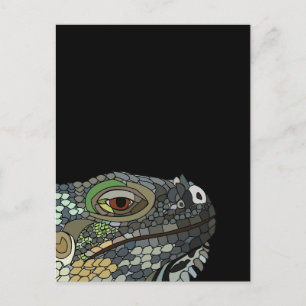 Leguan Eidechse Tier Leguan Postkarte