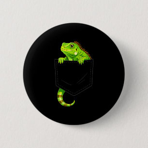 Leguan-Kostüm Reptil Eidechse Halloween Männer Kin Button