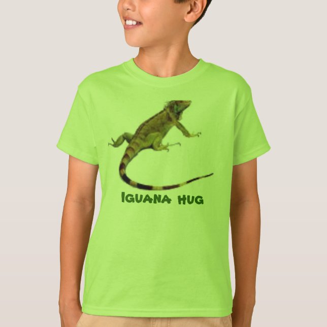 Leguanumarmung (I wanta Umarmung) T-Shirt (Vorderseite)