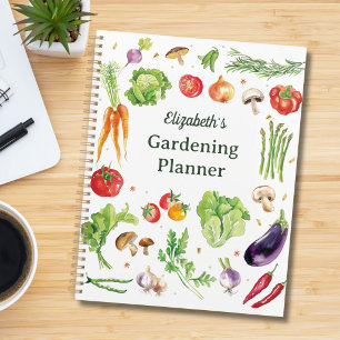 Légumes frais à l'aquarelle jardinage personnalisé