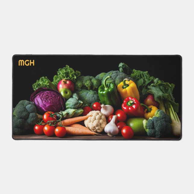 Légumes frais monogrammes personnalisés (Recto)