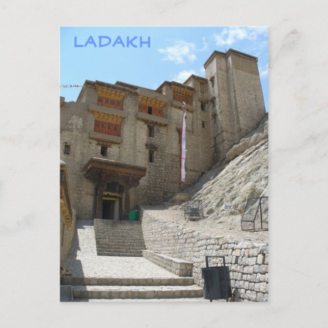 Leh Palace, Leh, Ladakh, Indien Postkarte (Vorderseite)