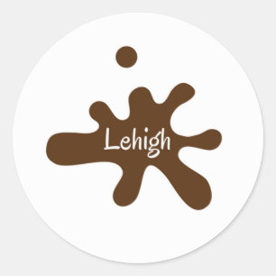 Lehigh Hochschulaufkleber Runder Aufkleber
