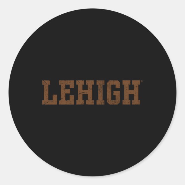 Lehigh Mountain Hawks Facts Runder Aufkleber (Vorderseite)