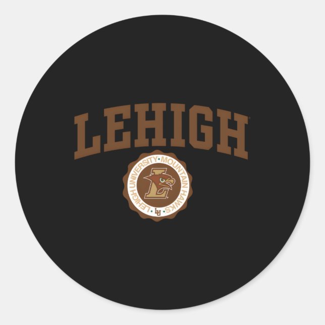 Lehigh Mountain Hawks Siegel Runder Aufkleber (Vorderseite)