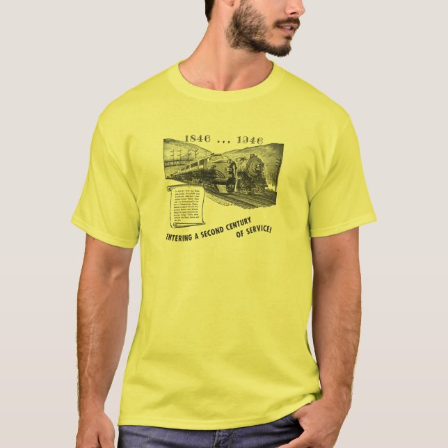 Lehigh Tal Eisenbahn-EIn 2. Jahrhundert des T-Shirt (Vorderseite)