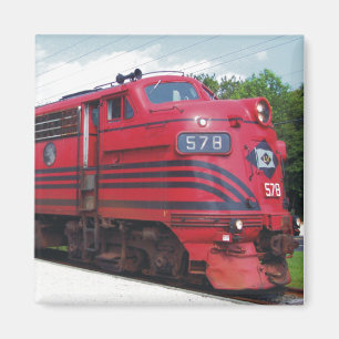 Lehigh Valley Railroad F-7A #578 bei Cape May N.J. Magnet