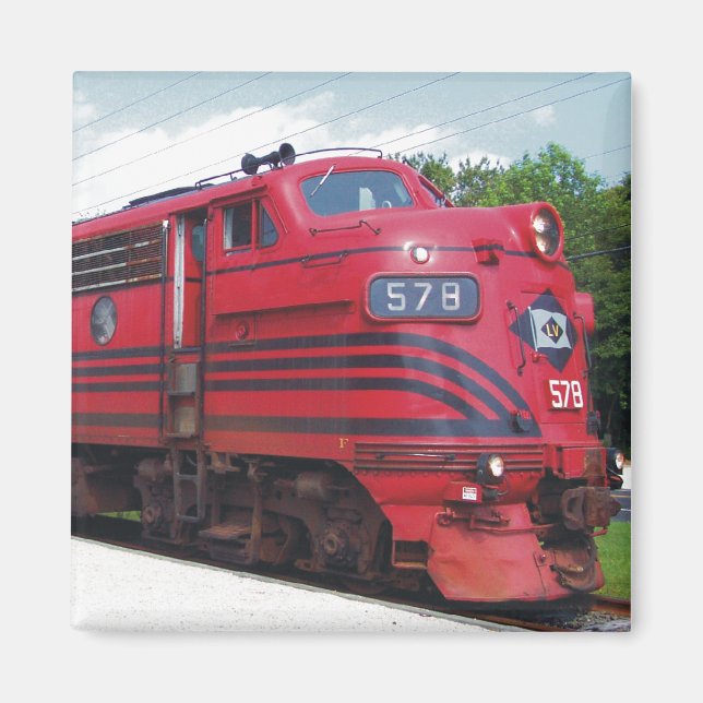 Lehigh Valley Railroad F-7A #578 bei Cape May N.J. Magnet (Vorne)