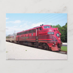 Lehigh Valley Railroad F-7A #578 in Cape May N. J. Postkarte