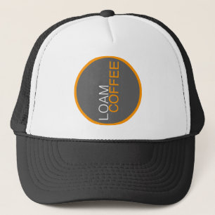 Lehm-Kaffee-Fernlastfahrer-Hut - b/w Truckerkappe