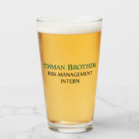 Lehman Brothers Risk Management Intern Tasse