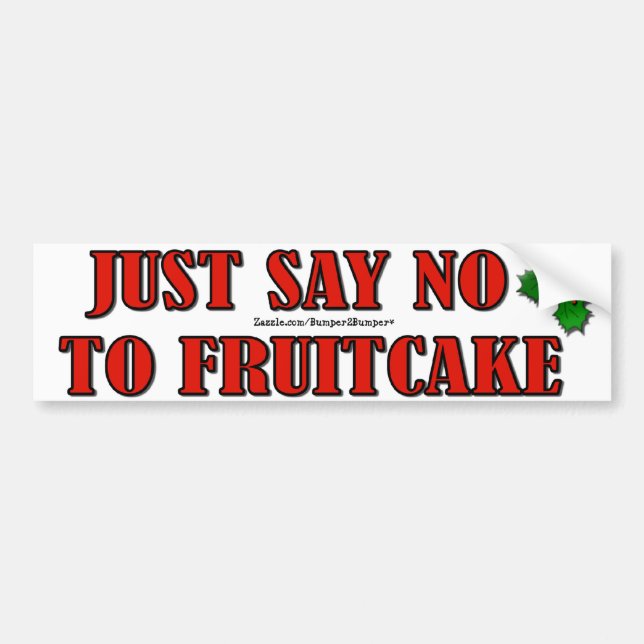 LEHNEN SIE EINFACH FRUCHTKUCHEN AB AUTOAUFKLEBER (Vorne)