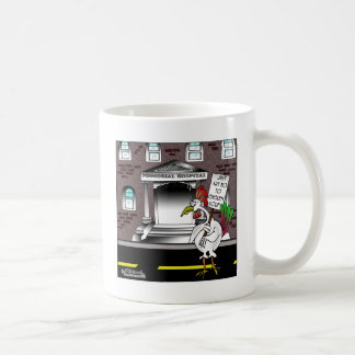 Lehnen Sie einfach Hühnersuppe ab Kaffeetasse