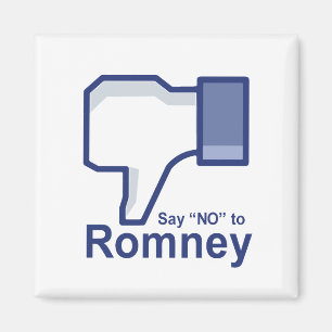 Lehnen Sie Romney ab Magnet