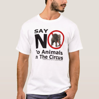 Lehnen Sie Tiere im Zirkus-Elefant-Shirt ab T-Shirt
