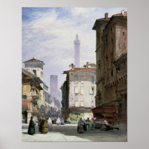 Lehnender Turm, Bologna Poster