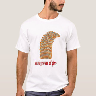 lehnender Turm der Pizza T-Shirt