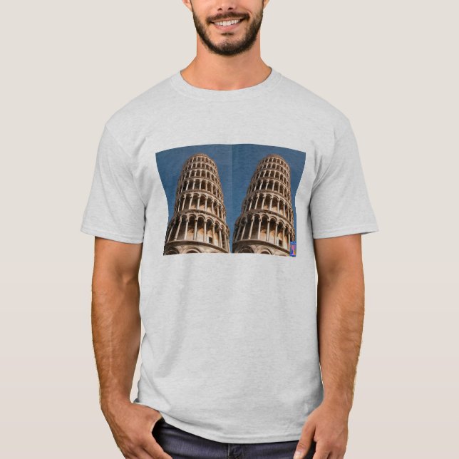 Lehnender Turm-T - Shirt (Vorderseite)