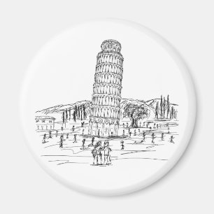lehnender Turm von Pisa Magnet