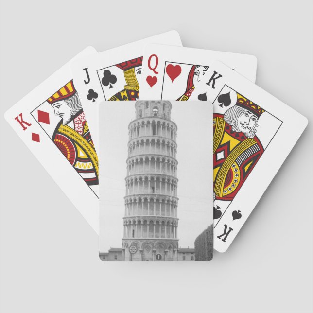 Lehnender Turm von Pisa Spielkarten (Rückseite)