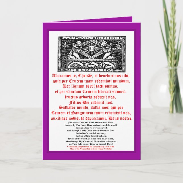 Lehnte Karte / Osterkarte (Vorderseite)