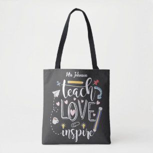 lehr Liebe inspirieren Lieblingslehrer Mode Tasche