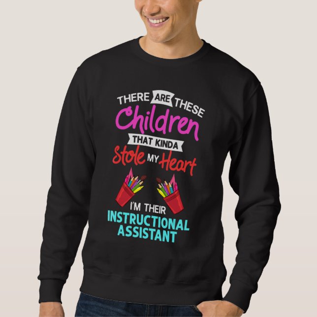 Lehrassistenten-Würdigung Schuldozent Sweatshirt (Vorderseite)