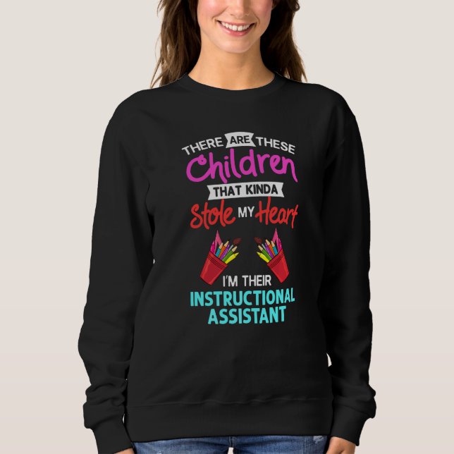 Lehrassistenten-Würdigung Schuldozent Sweatshirt (Vorderseite)