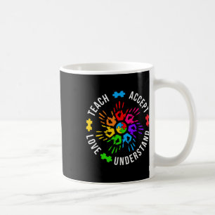 Lehre Akzeptanz Liebe versteht weibliche Lehrerin  Kaffeetasse