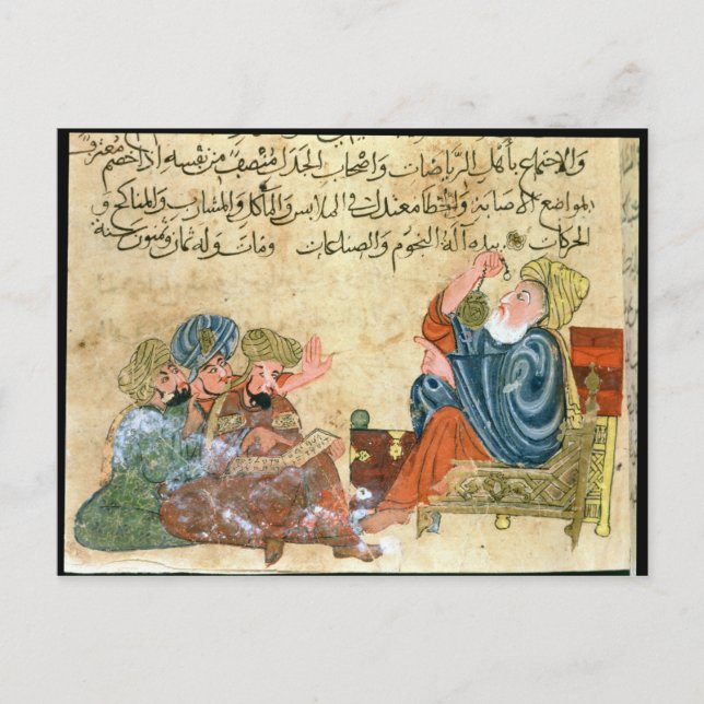 Lehre Aristoteles Postkarte (Vorderseite)