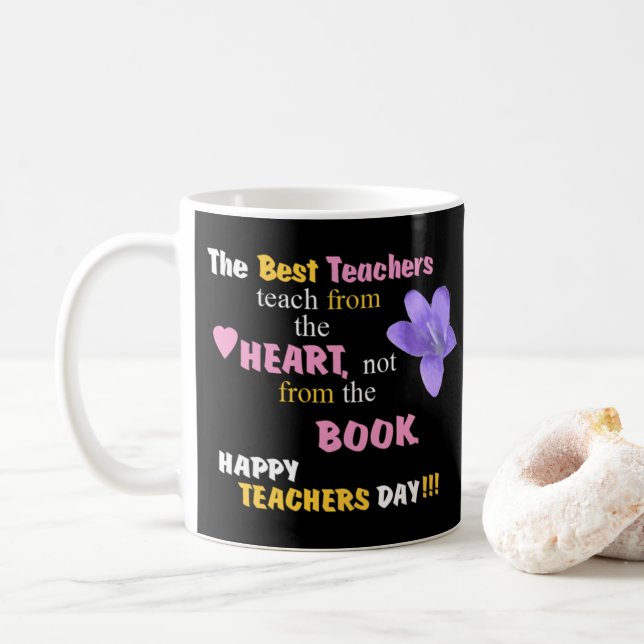 Lehre aus dem Herzen Kaffeetasse (Mit Donut)