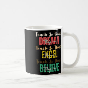 Lehre, damit sie sich den schwarzen Monat der Gesc Kaffeetasse