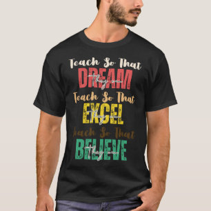 Lehre, damit sie sich den schwarzen Monat der Gesc T-Shirt