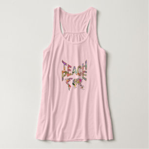 Lehre für den Frieden weltweit Tank Top