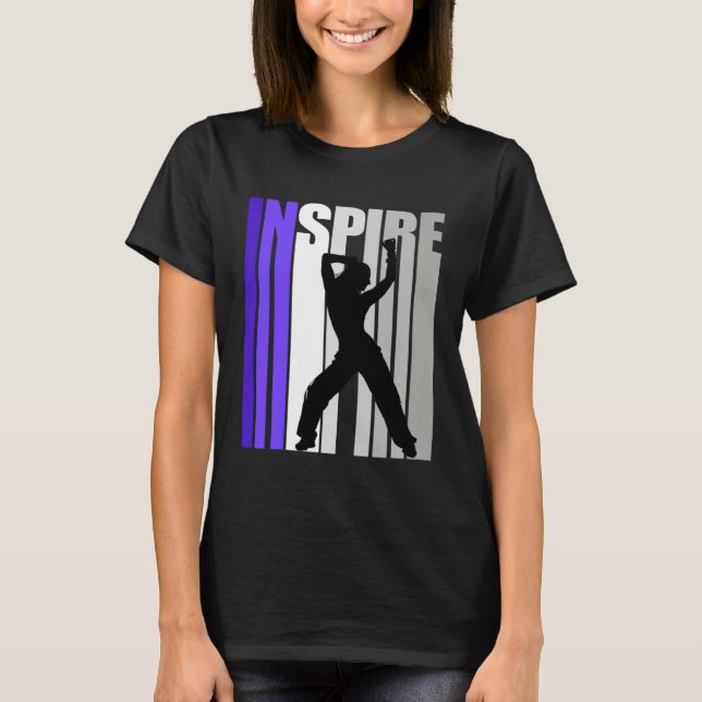 Lehre für Motivierend Tanzlehrer T-Shirt (Vorderseite)