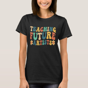 Lehre für zukünftige KünstlerInnen Retro LehrerInn T-Shirt