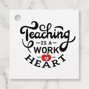 Lehre ist ein Werk des Herzens, das LehrerInnen sc Geschenkanhänger