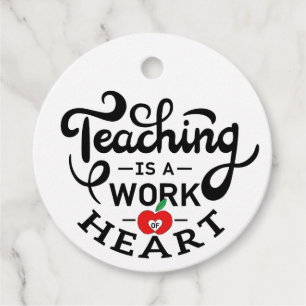 Lehre ist ein Werk des Herzens, das LehrerInnen sc Geschenkanhänger
