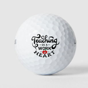 Lehre ist ein Werk des Herzens, das LehrerInnen sc Golfball