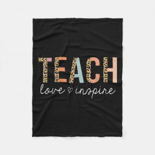 Lehre Liebe bringen Leopard zurück zur Schule Nied Fleecedecke