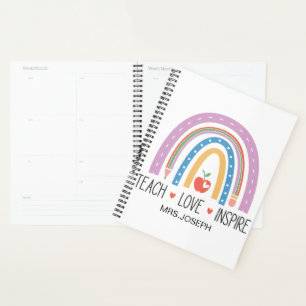 Lehre Liebe Inspirieren Lehrer  Planer