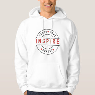 Lehre Liebe Inspirierendes Motivierend  Hoodie