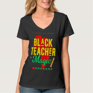 Lehre schwarze Geschichte Monat Kinder schwarzen L T-Shirt