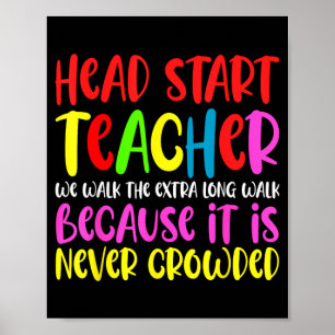 Lehren - Grundschule Head Start Lehrer Zurück Zu Poster