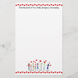 Lehren ist ein Werk der Magie Briefpapier